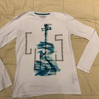 Maglietta Guess originale Ragazzo 16 anni metallo