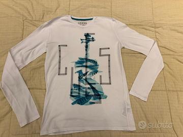Maglietta Guess originale Ragazzo 16 anni metallo