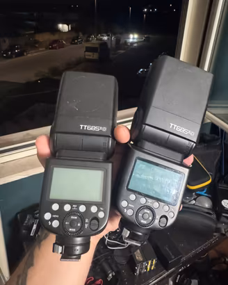 2x Flash Godox TT685II per Olympus/Panasonic