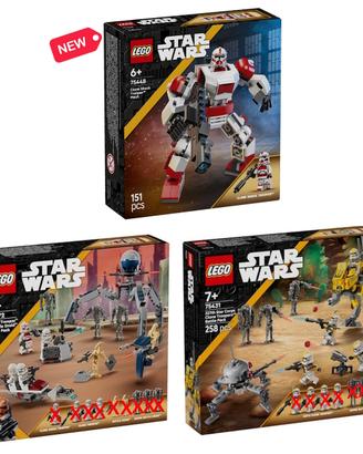 LEGO 75372 Star Wars 75431 327° Star Corps 75448