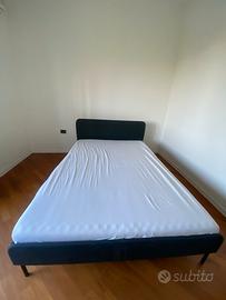 Letto + materasso doppio 140x200 cm