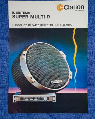 Cataloghi Clarion Hi-Fi car - anni 90