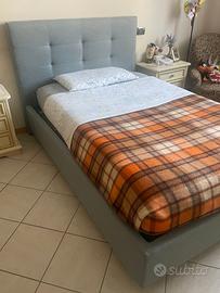 Letto con contenitore da una piazza e mezza