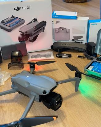 Drone Dji Air 3s Combo + Accessori