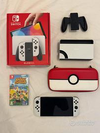 Nintendo Switch OLED bianca