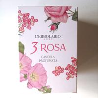 Candela Profumata 3 Rosa Candela L'Erbolario