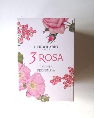 Candela Profumata 3 Rosa Candela L'Erbolario