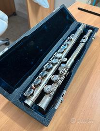 Flauto traverso Miller in Argento