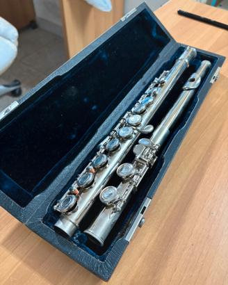 Flauto traverso Miller in Argento