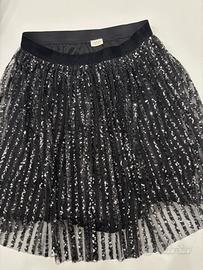 Blukids gonna nera con paillettes