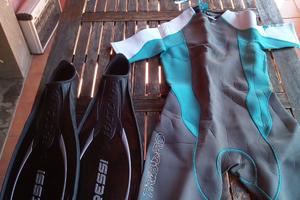 Muta da sub con pinne