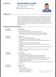 Personale Cucina / Aiuto Cuoco