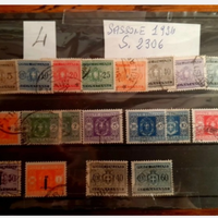Francobolli Regno Segnatasse 1934