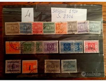 Francobolli Regno Segnatasse 1934