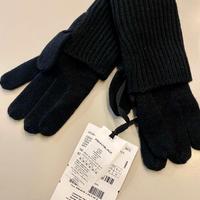 guanti donna lunghi in lana neri