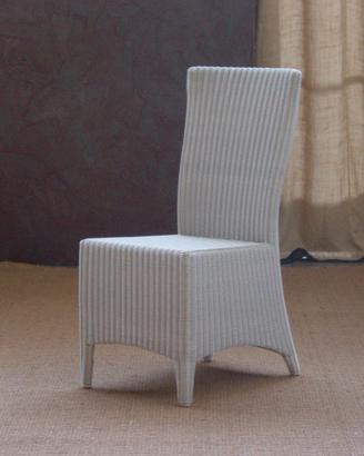 Poltroncina sedia in rattan sintetico polietilene