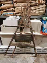 CAVALLETTO PER IDRAULICI PORTATILE CON MORSA