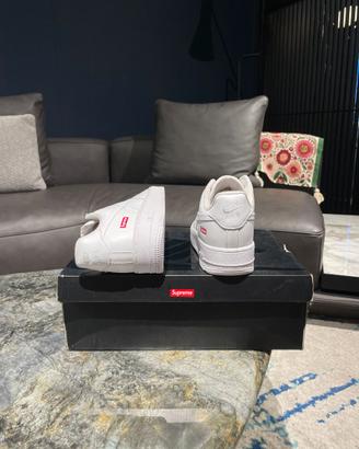 Nike Air Force 1 Low Supreme White 45