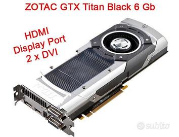 Vintage NVIDIA GeForce GTX TITAN BLACK 6 GB GDDR5