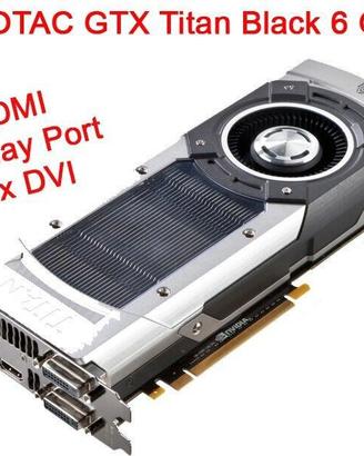 Vintage NVIDIA GeForce GTX TITAN BLACK 6 GB GDDR5