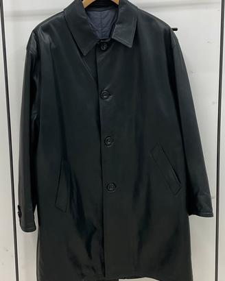 Cappotto in vera pelle uomo