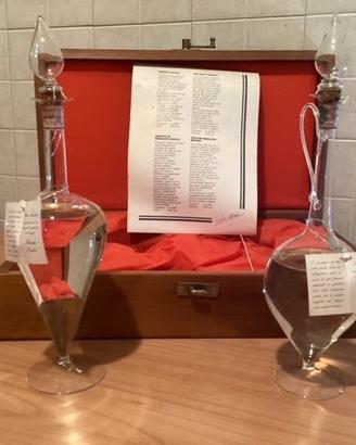 Grappe Pisoni in anfora di vetro soffiato a mano