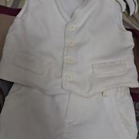 Abito completo vestito bambino cerimonia battesimo