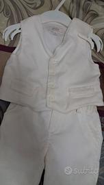 Abito completo vestito bambino cerimonia battesimo