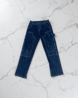 Carpenter jeans blu-dettagli stile workwear