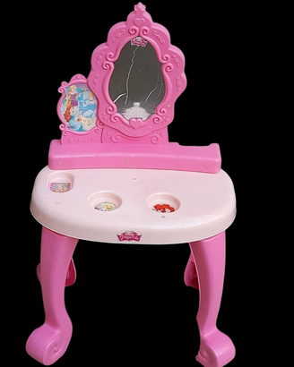 Toeletta rosa per bambini con specchio