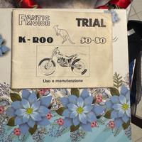 Fantic Motor trial K-ROO 50-80 uso manutenzione