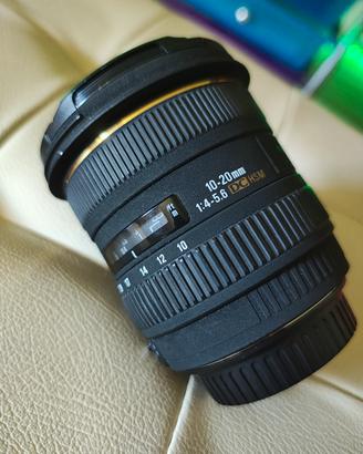 obiettivo sigma 10-20 1:4/5.6 dc hsm CANON