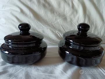 Due scatole in vetro Murano 1970