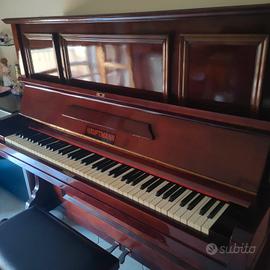 PIANOFORTE VERTICALE HAUPTMANN ANNI 30 MOGANO