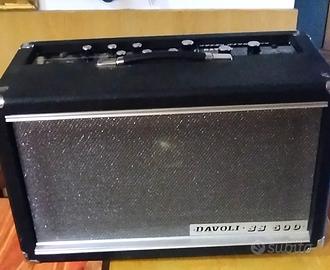 Amplificatore valvolare combo Davoli anni 70