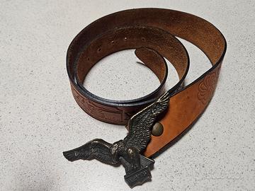 cintura vintage Levis originale in cuoio