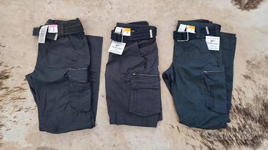 DECATHLON 3 PANTALONI TREKKING CARGO UOMO.