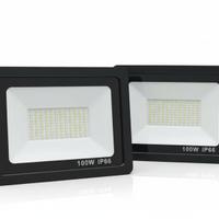 Faro led proiettore 100 watt x 2 pz luce bianca