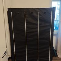 armadio porta abiti in stoffa 