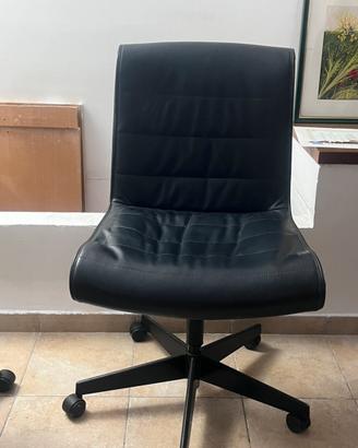 Sedia Knoll in pelle