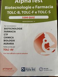 Libro quiz preparazione test biotecnologie e farma