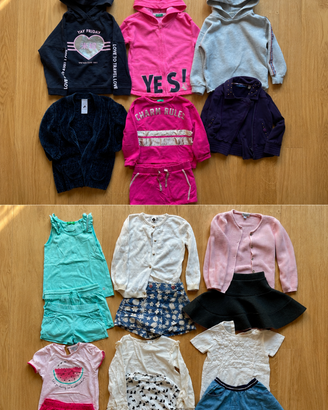 Lotto vestiti bambina 2-4 anni. 103+ pezzi