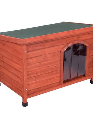 CUCCIA PER CANI IN LEGNO TETTO PARI SMALL