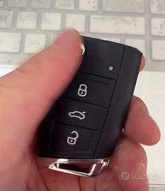 1pz Custodia Chiave a 3 Pulsanti per Volkswagen