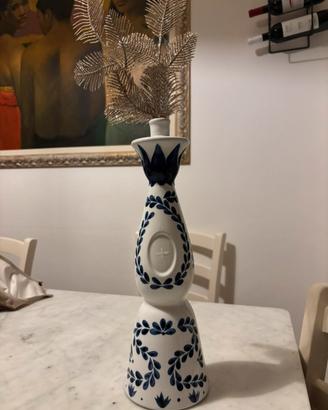 Bottiglia vuota in porcellana decorata AZUL