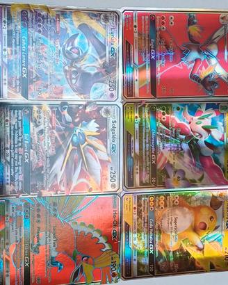 6 Carte pokemon GX