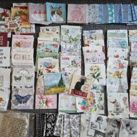 Tovaglioli carta veline decoupage oltre 300 pezzi