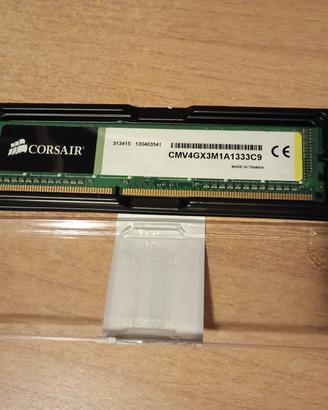 Memoria RAM DDR3 4 Gigabyte Corsair