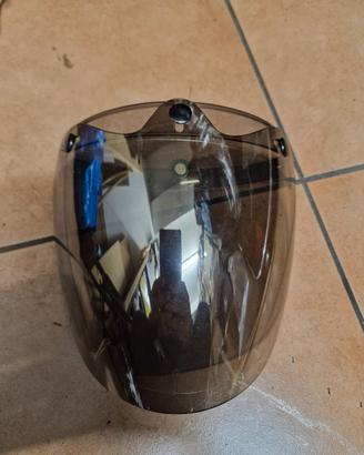 visiera casco tre bottoni