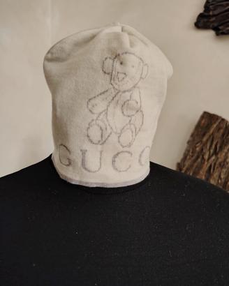Cappello Gucci neonato panna